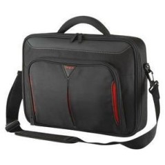 Targus Classic 14" Black & Red Polyester Laptop Bag - Stylish, Durable & Functional for Everyday Use